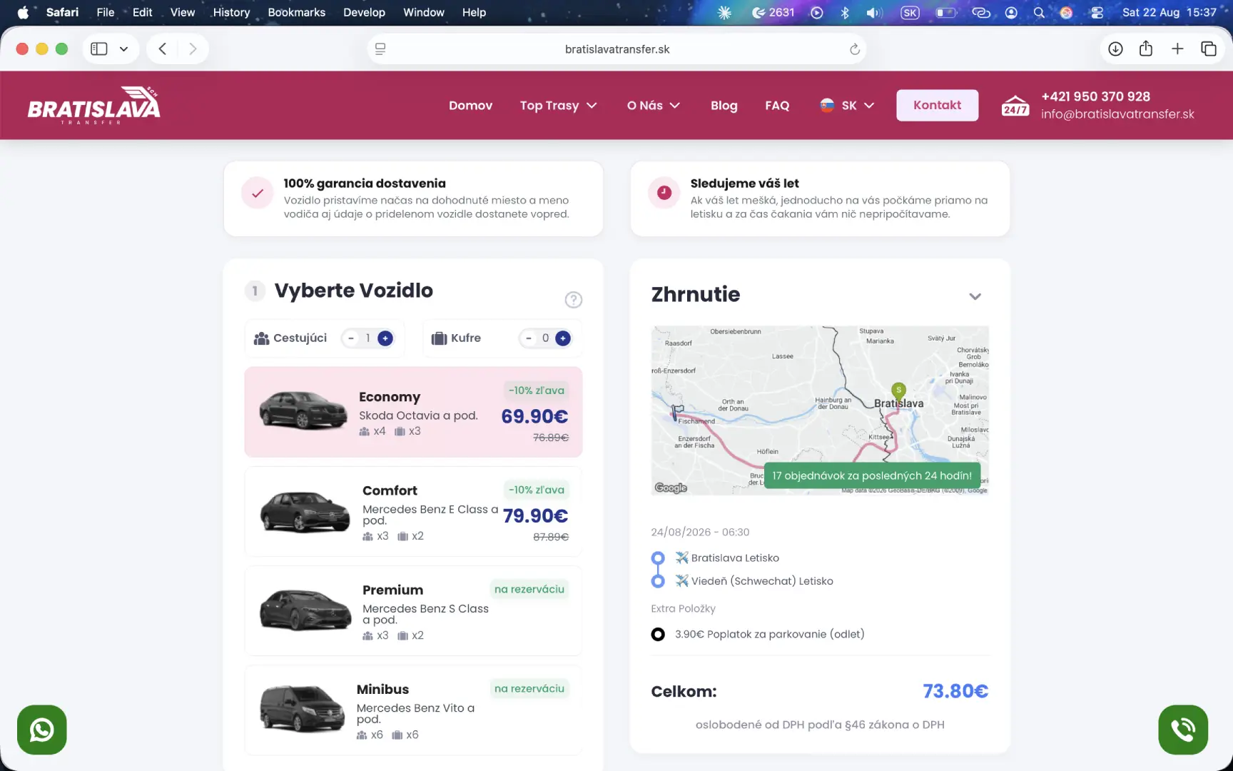 Checkout na jednej strane